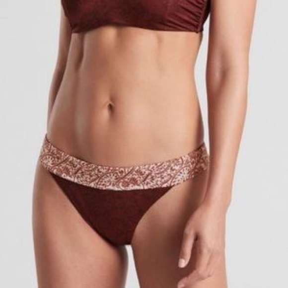 Athleta Aqualuxe Batik mid rise bathing suit bottom - Picture 5 of 5